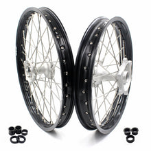 Load image into Gallery viewer, KKE 21" 19" MX Casting Alloy Wheels For HONDA CRF250R CRF450R CR125R CR250R 2002-2013 Silver&Black