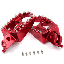Load image into Gallery viewer, KKE CNC Aluminum Footpegs for HONDA/KAWASAKI Red/Blue/Green/Black/Silver