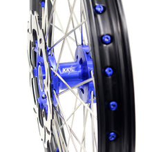 Load image into Gallery viewer, KKE 21 18 Rims for Yamaha WR250F 2001-2016 WR450F 2003-2015 Blue Nipple 250mm/245mm