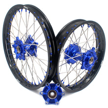 Load image into Gallery viewer, KKE 1.85*21 & 2.5*18 Motorcycle Tubed Spoke Rims Fit Yamaha Tenere 700 2019-2025 Blue