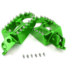 Load image into Gallery viewer, KKE CNC Aluminum Footpegs for HONDA/KAWASAKI Red/Blue/Green/Black/Silver