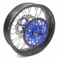 Load image into Gallery viewer, KKE 3.5/4.25*17inch For KAWASAKI KX250F KX450F 2006-2018 Supermoto Rims With Disc&Sprocket Blue