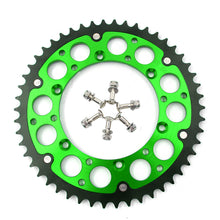 Load image into Gallery viewer, KKE 44T/48T/49T/50T/51T Green Blue Rear Billet Sprocket For KAWASAKI