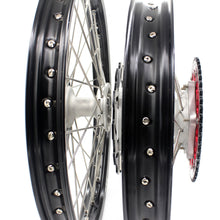 Load image into Gallery viewer, KKE 21 & 18 Casting MX Rims for Honda XR650R 2000-2008 240MM/240MM Disc Silver&Black