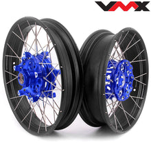 Load image into Gallery viewer, VMX 19" 17" Inch Tubeless Rims for BMW R1200GS R1200GS Adventure 2013-2020 Blue Hub & Black Rim