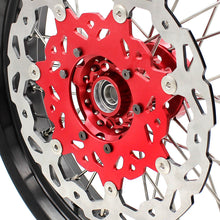 Load image into Gallery viewer, KKE 17 inch Supermoto Wheels Rims for HONDA XR650L 1993-2025 Red Hub Discs