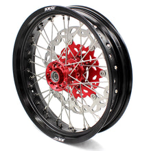 Load image into Gallery viewer, KKE 17 inch Supermoto Wheels Rims for HONDA XR650L 1993-2025 Red Hub Discs