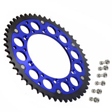 Load image into Gallery viewer, KKE 44T/48T/49T/50T/51T Green Blue Rear Billet Sprocket For KAWASAKI