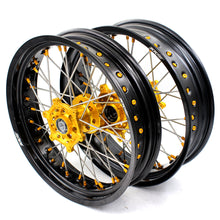 Load image into Gallery viewer, KKE 3.5/4.25*17 Inch Supermoto Wheels For SUZUKI DRZ400SM 2005-2024 CST Tires Rim