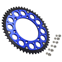 Load image into Gallery viewer, KKE Blue Rear Sprocket for SUZUKI DRZ400 DRZ400E DRZ400S DRZ400SM