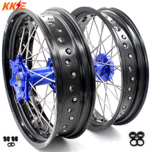 Load image into Gallery viewer, KKE 17Inch KX250F KX450F 2006-2021 For KAWASAKI Supermoto Alloy Wheels Rim Blue