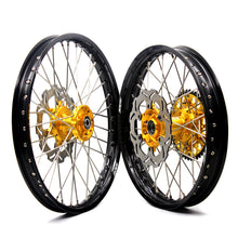 Load image into Gallery viewer, KKE 21 & 19 Wheels for Suzuki RMZ250 2007 RMZ450 2005-2025 Gold&Black