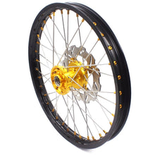 Load image into Gallery viewer, KKE 21 & 18 Enduro Rims for Suzuki RMZ250 2007-2018 RMZ450 2005-2017 Gold Nipple