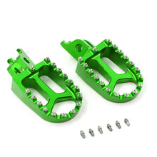 Load image into Gallery viewer, KKE CNC Aluminum Footpegs for HONDA/KAWASAKI Red/Blue/Green/Black/Silver