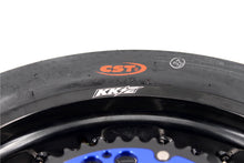 Load image into Gallery viewer, KKE 3.5/4.25*17inch Cush Drive Rims Tires For YAMAHA WR250F 2001-2019 WR450F 2003-2018 Blue Hub