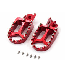 Load image into Gallery viewer, KKE CNC Aluminum Footpegs for HONDA/KAWASAKI Red/Blue/Green/Black/Silver
