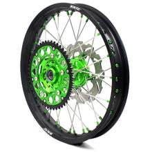 Load image into Gallery viewer, KKE 21 & 19 MX Wheels for Kawasaki KX250F 2019 and 2021 Green Nipple(2020 Excluded)
