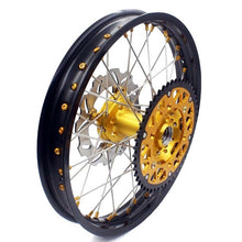 Load image into Gallery viewer, KKE 21 & 18 Enduro Rims for Suzuki RMZ250 2007-2018 RMZ450 2005-2017 Gold Nipple