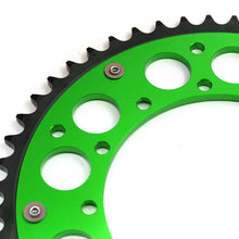 Load image into Gallery viewer, KKE 44T/48T/49T/50T/51T Green Blue Rear Billet Sprocket For KAWASAKI