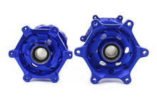 Load image into Gallery viewer, KKE Replacement Blue Wheel Hub Set For Yamaha YZ125 YZ250 YZ250F YZ450F 2024