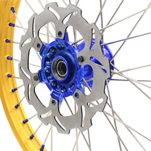 Load image into Gallery viewer, KKE 21"&18" Enduro Dirtbike Casting Wheels For YAMAHA YZ125 YZ250 1999-2016 YZ250F YZ450F 2003-2015 Gold Rim With Disc