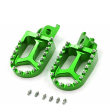 Load image into Gallery viewer, KKE CNC Aluminum Footpegs for HONDA/KAWASAKI Red/Blue/Green/Black/Silver