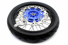 Load image into Gallery viewer, KKE 17inch KX450 KX250F 2020 KX450F 2019-2021 KX450 2019-2023 For KAWASAKI Supermoto Rims CST Tires Blue