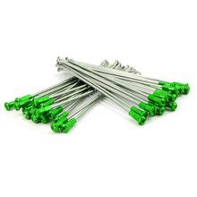 Load image into Gallery viewer, KKE 2.15*19 Rear Spoke Set with Green Alloy Nipple for FOR KAWASAKI KX250F KX450F 36 PCS