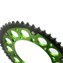 Load image into Gallery viewer, KKE 44T/48T/49T/50T/51T Green Blue Rear Billet Sprocket For KAWASAKI