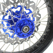 Load image into Gallery viewer, KKE 3.5/4.25*17inch For KAWASAKI KX250F KX450F 2006-2018 Supermoto Rims With Disc&Sprocket Blue