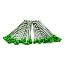 Load image into Gallery viewer, KKE 2.15*19 Rear Spoke Set with Green Alloy Nipple for FOR KAWASAKI KX250F KX450F 36 PCS