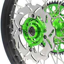 Load image into Gallery viewer, KKE 21/18 Enduro or 21/19 MX Wheels for Kawasaki KX125 KX250 2003-2005 Disc