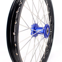 Load image into Gallery viewer, KKE 21 & 18 Enduro Rims for TM EN MX SMR 125-300 Blue Hub Black Rims