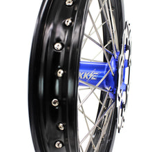 Load image into Gallery viewer, KKE 21 & 18 Enduro Wheels for YAMAHA WR250F 2001-2016 WR450F 2003-2015 Blue&Black 250mm Disc