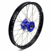 Load image into Gallery viewer, KKE 17"*1.4/14"*1.6 Spoked Kid's Big Wheels Rims Fit KTM SX 85 2003-2020 Husqvarna TC 85 2014-2020 Blue Hub