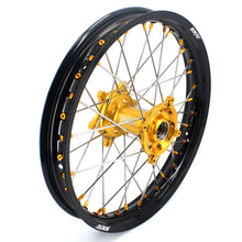 Load image into Gallery viewer, KKE 21 & 19 MX Rims for Suzuki RMZ250 2007-2025 RMZ450 2005-2025 Gold Nipple