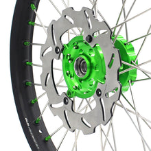 Load image into Gallery viewer, KKE 21 & 19 MX Wheels for Kawasaki KX250F 2019 and 2021 Green Nipple(2020 Excluded)