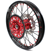 Load image into Gallery viewer, KKE 21/18 21/19 CNC MX Wheels Set For Honda XR400R 1996-2004 XR600R 1991-2000 Black Spokes