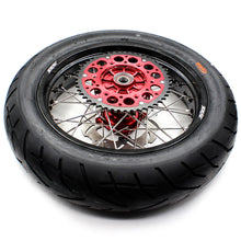Load image into Gallery viewer, KKE 17 Inch Cush Drive Supermoto Wheels CST Tires For HONDA XR650R 2000-2008 Disc