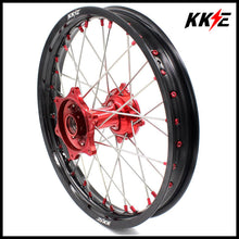 Load image into Gallery viewer, KKE 2.15*19 Casting Rear Wheel Rim fit HONDA CRF250R 04-13 CRF450R 02-12 Red Nipple