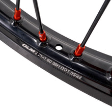 Load image into Gallery viewer, KKE 21" 18" Cast Enduro Wheels For KTM EXC EXC-F EXC-E 2003-2025 Black Spokes