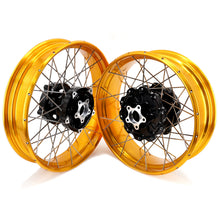 Load image into Gallery viewer, KKE 3.5*21'' & 5.0*18'' Tubeless Wheels Fit Harley Street Glide/CVO 2024 Spoked Rims