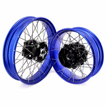 Load image into Gallery viewer, KKE 3.5*21'' & 5.0*18'' Tubeless Wheels Fit Harley Street Glide/CVO 2024 Blue Rims