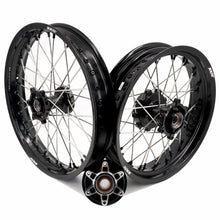Load image into Gallery viewer, KKE 2.5*19 & 3.5*17 Dirtbike Tubed Spoke Wheels Rims Fit KTM 390 Adventure 2020-2021 Black