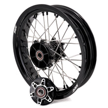 Load image into Gallery viewer, KKE 2.5*19 & 3.5*17 Dirtbike Tubed Spoke Wheels Rims Fit KTM 390 Adventure 2020-2021 Black