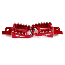Load image into Gallery viewer, KKE Footpegs Billet Foot Rest For Rawrr Mantis, Mantis X, Red and Black (Collective)
