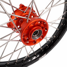 Load image into Gallery viewer, KKE 14"*1.4/12"*1.6 Kid's Small Wheels Rims Set Fit KTM SX 65 2025-2026 Orange&Black