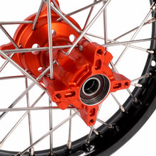 Load image into Gallery viewer, KKE 14"*1.4/12"*1.6 Kid's Small Wheels Rims Set Fit KTM SX 65 2025-2026 Orange&Black
