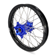 Load image into Gallery viewer, KKE 21 & 18 Enduro Wheels for YAMAHA WR250F 2001-2016 WR450F 2003-2015 Blue&Black 250mm Disc