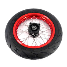 Load image into Gallery viewer, KKE 1.85*12’‘ & 2.15*12’‘ E-Bike Mini Wheels Kit with Tires Fit For Rawrr Mantis X 2024-2025 Red Rims